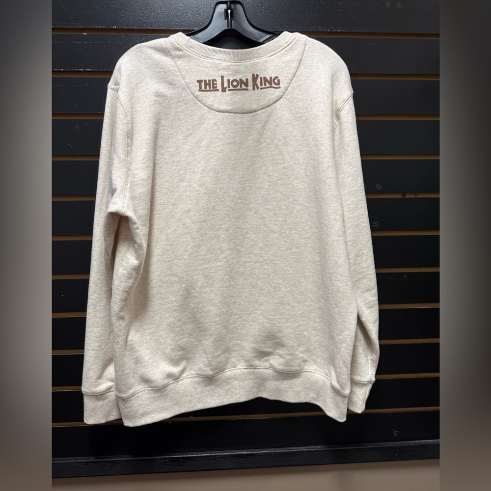 Disney The Lion King Broadway Musical Embossed Crewneck Sweatshirt L - Picture 4 of 4
